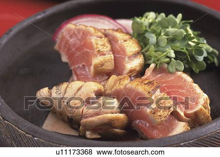 Tuna steaks View Large Photo Image Stock Photo - Tuna steaks. Fotosearch