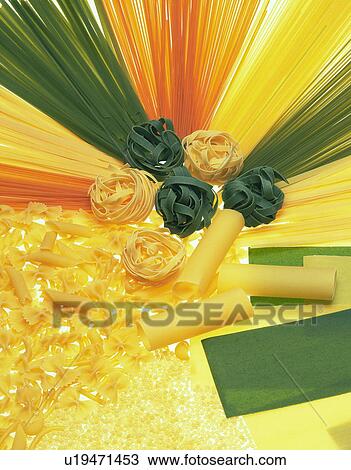 Stock Image - Variety of pasta. Fotosearch