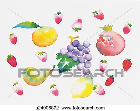 Stock Image - Various Fruit. Fotosearch