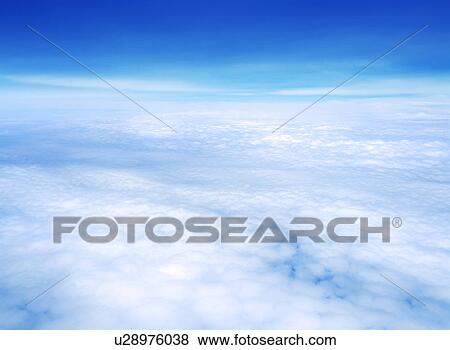 Stock Photo - View from airplane. Fotosearch