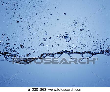 Stock Image - Water bubbles. Fotosearch