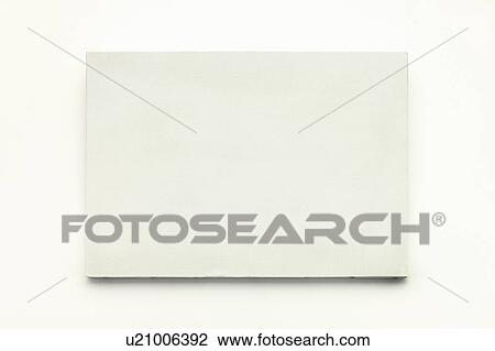 Stock Image - White Canvas. Fotosearch