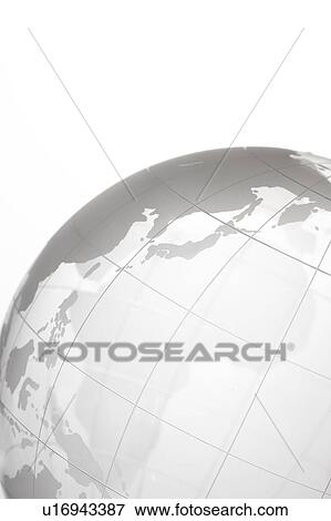 White Globe View Large Photo Image Stock Photo - White Globe. Fotosearch