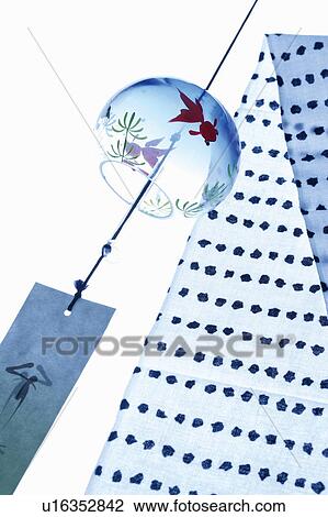 Wind chime and dish towel View Large Photo Image Stock Image - Wind chime and dish towel. Fotosearch