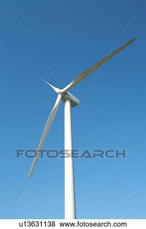 Stock Photo - Wind turbine. Fotosearch