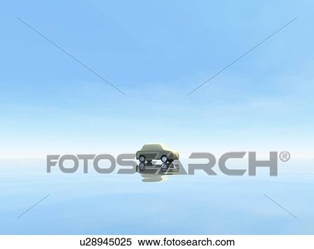 Wooden toy car on water View Large Photo Image Stock Photography - Wooden toy car on water. Fotosearch