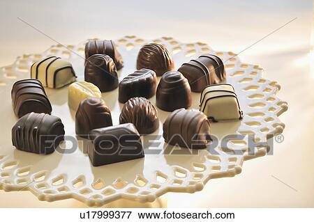 Stock Photo - Assorted chocolates. Fotosearch