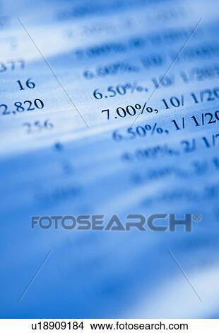 Picture - Banking charts. Fotosearch