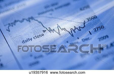 Stock Photograph - Banking charts. Fotosearch