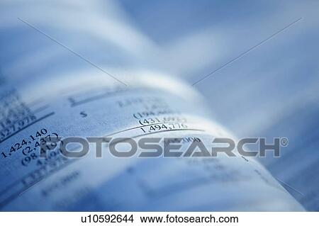 Picture - Banking statements. Fotosearch