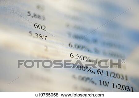 Stock Photo - Banking statements. Fotosearch