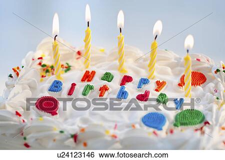 Birthday cake View Large Photo Image Stock Photograph - Birthday cake. Fotosearch