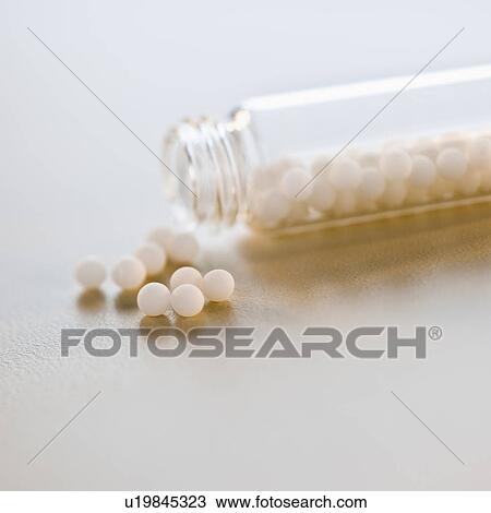 Stock Image - Bottle of pills. Fotosearch