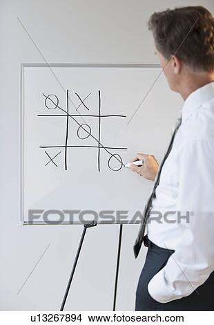 Picture - Businessman drawing concept for winning. Fotosearch