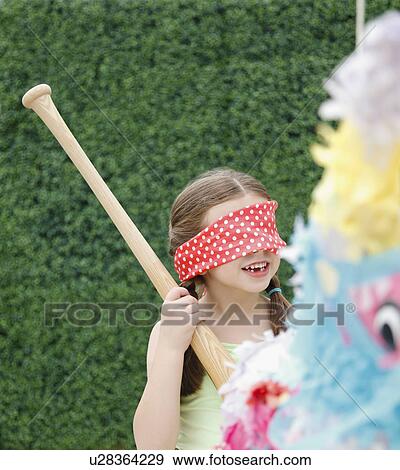 Child with pinata View Large Photo Image Stock Photo - Child with pinata. Fotosearch