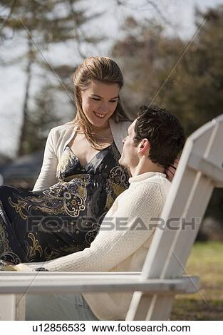 Couple relaxing View Large Photo Image Stock Image - Couple relaxing. Fotosearch
