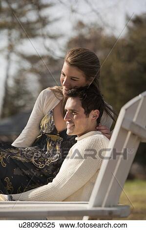 Stock Photography - Couple relaxing. Fotosearch