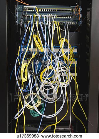 Stock Photo - Data center equipment. Fotosearch