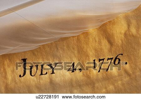 Stock Image - Declaration of Independence. Fotosearch