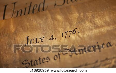 Stock Photo - Declaration of Independence. Fotosearch