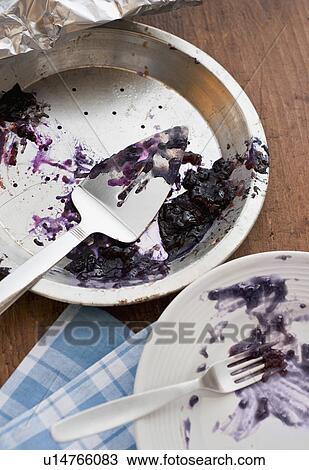 Stock Image - Eaten pie. Fotosearch