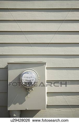 Stock Photograph - Electricity meter. Fotosearch