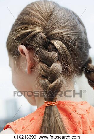 Stock Photo - Female child's braids. Fotosearch