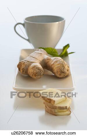 Stock Photo - Ginger tea. Fotosearch