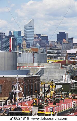 Stock Photo - Industrial city scape. Fotosearch