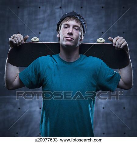 Male Skateboarder View Large Photo Image Stock Image - Male Skateboarder. Fotosearch