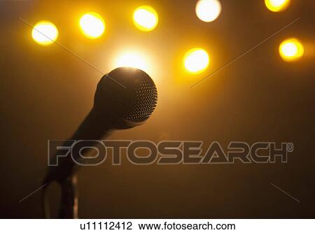 Stock Image - Microphone. Fotosearch
