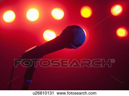 Stock Image - Microphone. Fotosearch