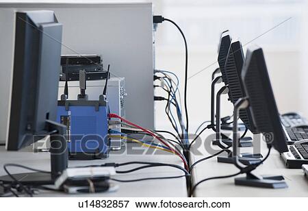 Networked computers View Large Photo Image Stock Photo - Networked computers. Fotosearch