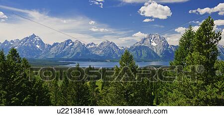 Stock Photograph - Scenic mountain lake. Fotosearch