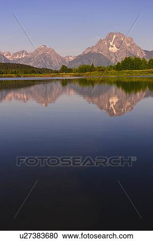 Scenic view of mountains and lake View Large Photo Image Stock Image - Scenic view of mountains and lake. Fotosearch