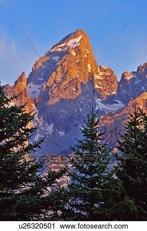 Stock Image - Scenic view of mountains. Fotosearch