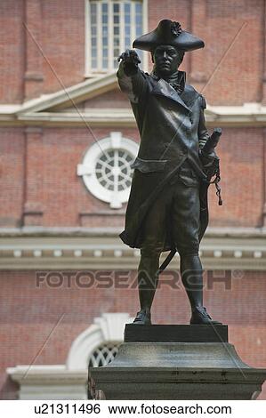 Stock Photograph - Statue of Commodore Barry. Fotosearch