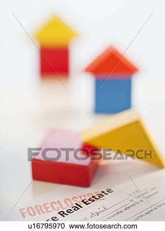 Stock Image - Symbolic houses. Fotosearch
