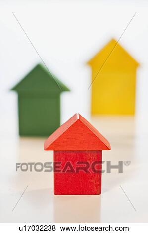 Symbolic houses View Large Photo Image Stock Photo - Symbolic houses. Fotosearch