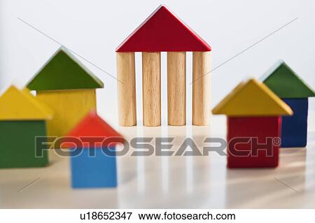 Stock Photo - Symbolic houses. Fotosearch