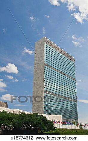 United Nations Building View Large Photo Image Stock Image - United Nations Building. Fotosearch