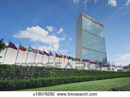 Stock Image - United Nations Building. Fotosearch