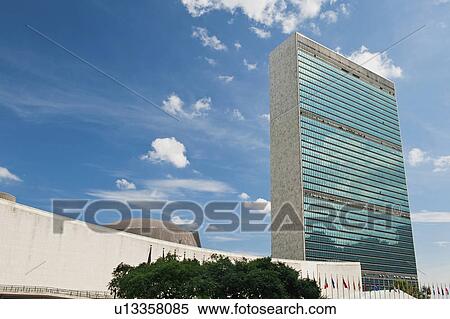 United Nations Building View Large Photo Image Stock Photography - United Nations Building. Fotosearch