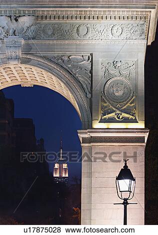 Stock Photo - Washington Square Park Arch. Fotosearch