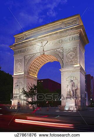 Stock Photograph - Washington Square Park Arch. Fotosearch