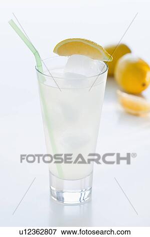 Stock Photo - Water and lime. Fotosearch