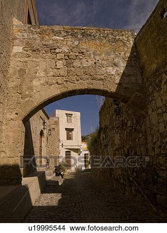 Ancient archway in Rhodes Greece View Large Photo Image Picture - Ancient archway in Rhodes Greece. Fotosearch