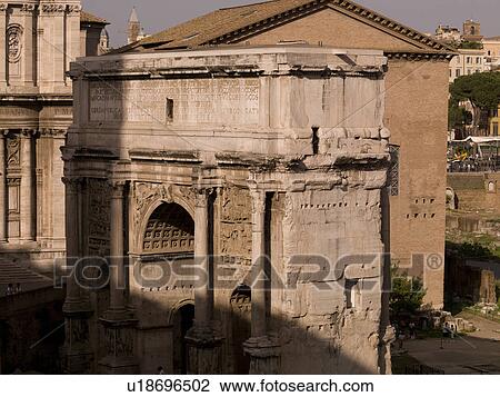 Arch of Septimius Severus at the Forum in Rome View Large Photo Image Stock Image - Arch of Septimius Severus at the Forum in Rome. Fotosearch