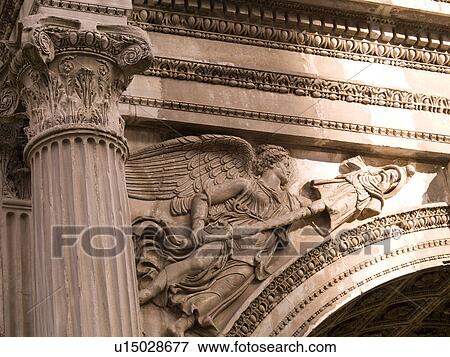 Stock Photo - Arch of Septimius Severus at the Forum in Rome. Fotosearch
