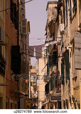 Buildings in Corfu Greece View Large Photo Image Stock Photo - Buildings in Corfu Greece. Fotosearch